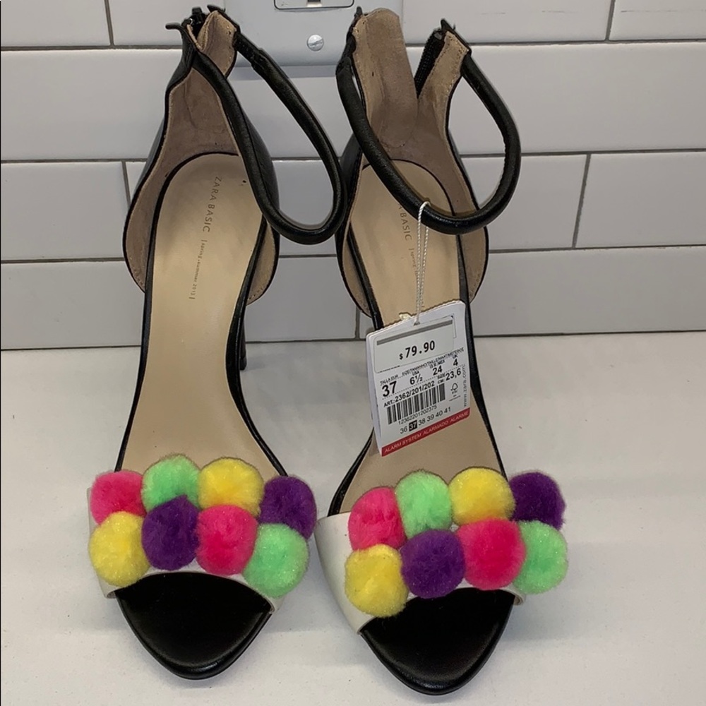 ZARA brand NEW HEELS, sexy and colorful